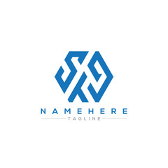 Fototapeta premium hexagon 'STG' letter logo design for company or business service.