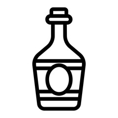 whiskey line icon