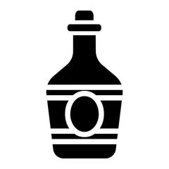 whiskey glyph icon