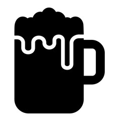 beer glyph icon