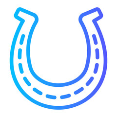 horseshoe gradient icon