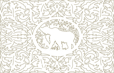 floral background with flowers