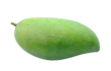 Green mango isolated on transparent png