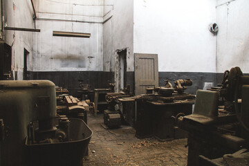 Interior of the old factory 