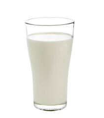 glass of milk on transparent png