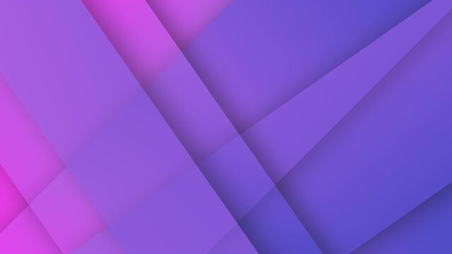Pink and purple gradient geometric background. Loop motion. 4K footage