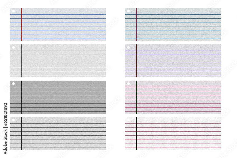 Poster set of notebook pages png useful for designing and creativity. torn and ripped paper page sets on tr