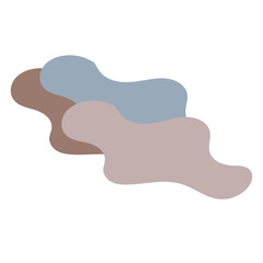 pastel blob hand drawn vector element