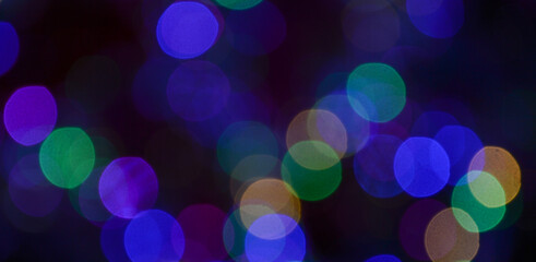 blurred abstract background  colorful circular bokeh