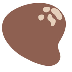 pastel blob hand drawn vector element