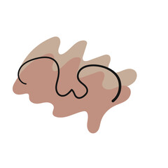 pastel blob hand drawn vector element