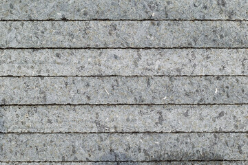 Concrete tile texture for landscape. Horizontal lines.