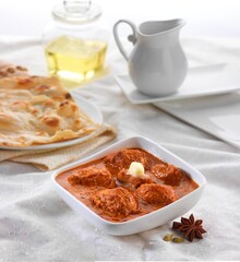Butter chicken with Roti