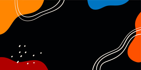 Minimalist abstract background design for copy space and print template