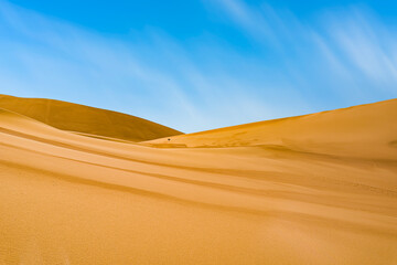sand dunes in the desert