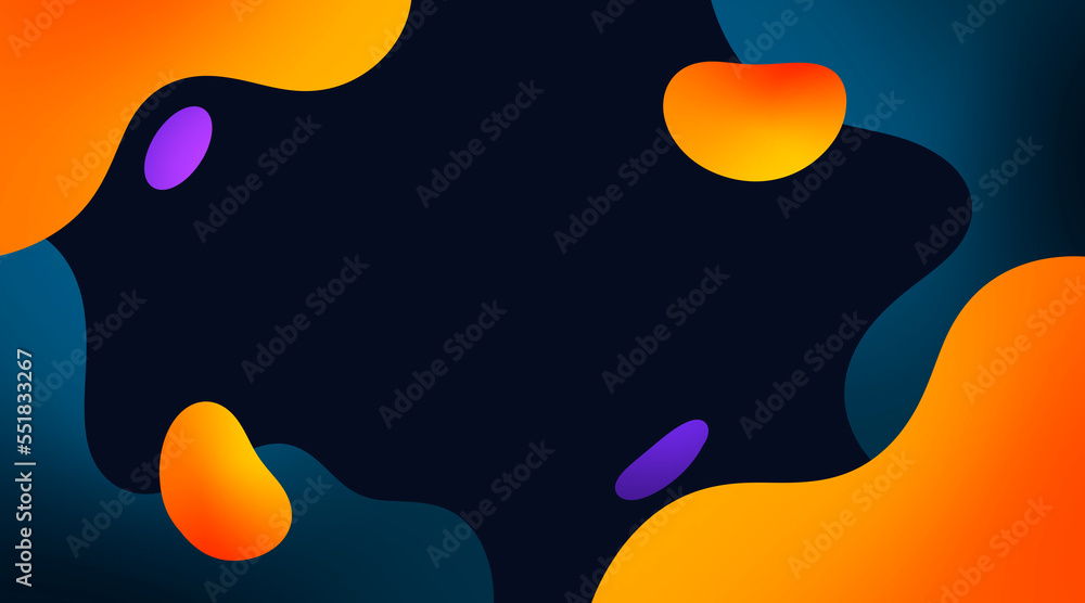 Aufkleber Abstract liquid background for copy space and print template
