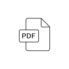 PDF vector icon