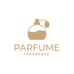Luxury bottle perfume logo template. logo for cosmetic, beauty, salon, product, skin care