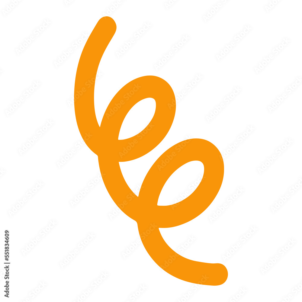 Poster trendy colorful line in dynamic shape