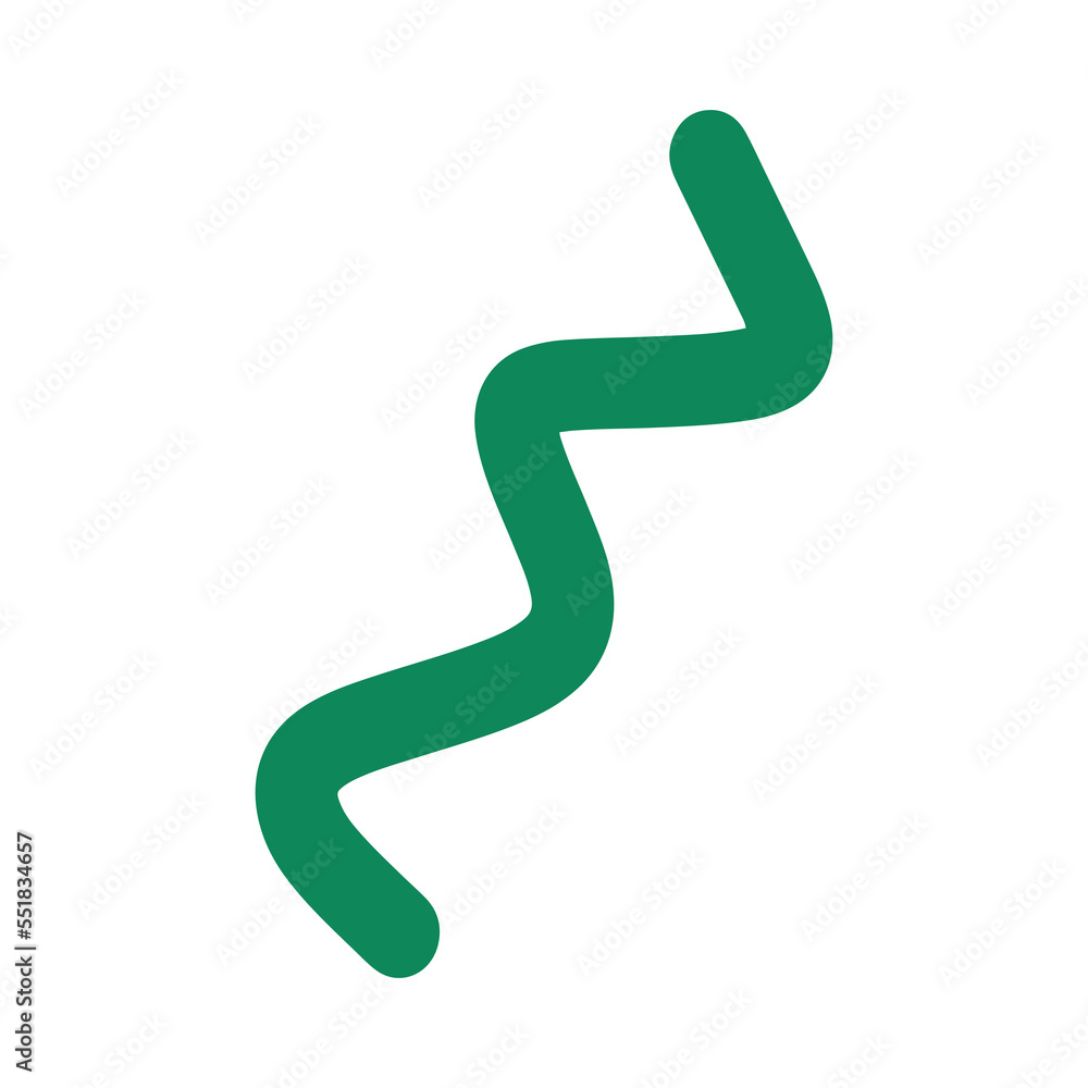 Poster trendy colorful line in dynamic shape