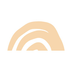 Retro brush stroke for design ornament