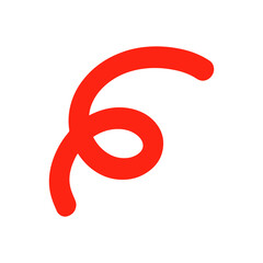 Trendy colorful line in dynamic shape