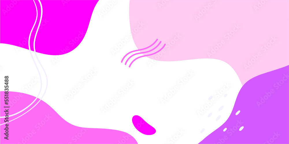 Poster minimalist abstract fluid shape for trendy frame design