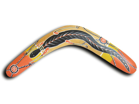 Bumer&aacute;n en fondo transparente.