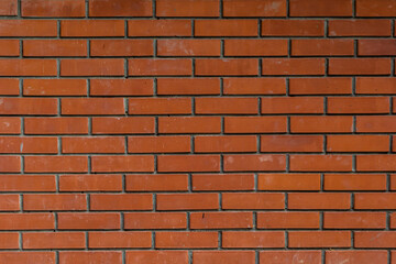 Crack old brick wall in a background