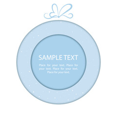 Christmas ball, Christmas card template