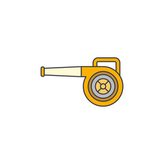 Dust Blower icon in color, isolated on white background 