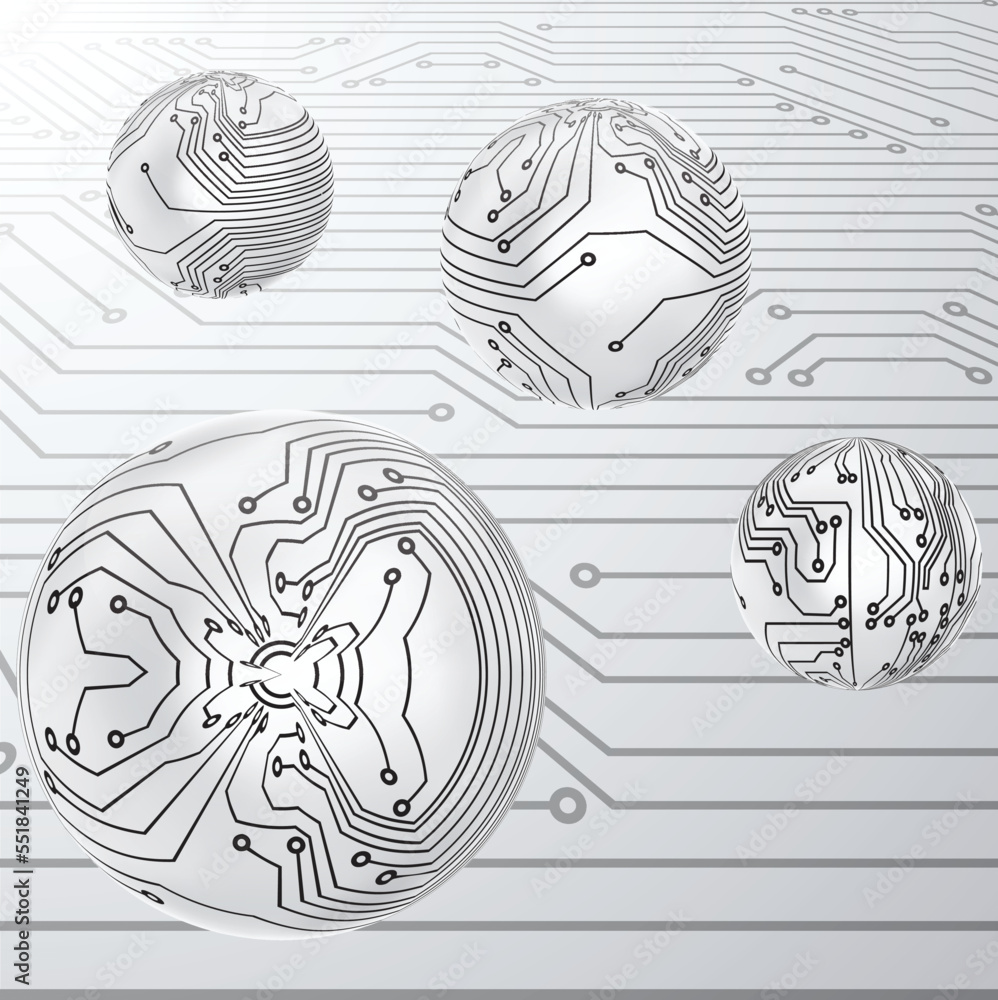 Poster tech modern retro futuristic background .vector design composition with various technology elements 