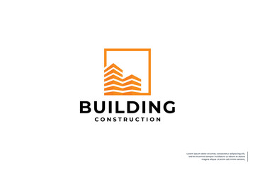 building construction, architecture logo design