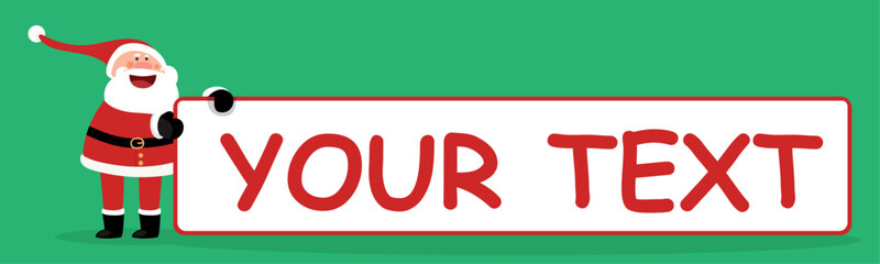 can be used for new year santa claus campaign