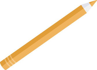 Pencil flat icon Office supplies Workplace