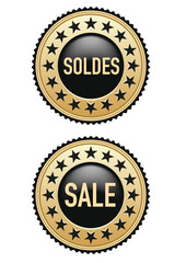 Pictos - SOLDES SALES - Version or