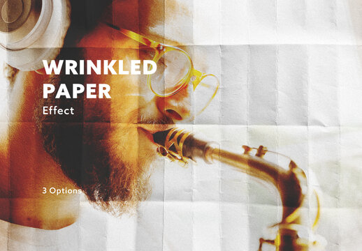 Wrinkled Paper Effect