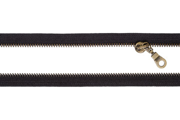 Open zipper , PNG isolated on transparent background