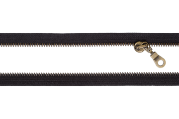 Open zipper , PNG isolated on transparent background