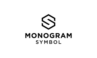 Fototapeta na wymiar Initials Monogram S Letter Logo Design Inspiration.