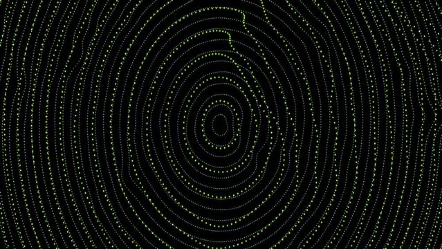 wave structure particles technology digital wave lines black motion background