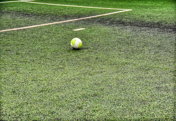 ball on the grass, football