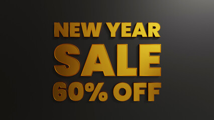 Gold New Year Sale 60 Percent Off