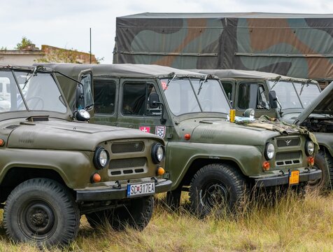 The legendary Soviet military terrain car UAZ