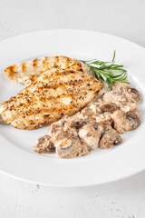 Creamy Garlic Mushroom Chicken