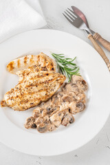 Creamy Garlic Mushroom Chicken
