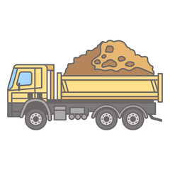 Dump truck icon