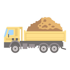 Obraz premium Dump truck icon
