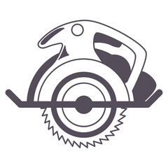Wood cutter icon