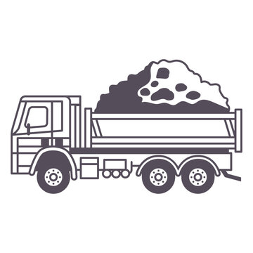 Dump truck icon